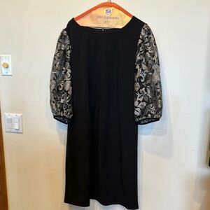 “Connected Apparel” Black Sheath Cocktail Dress-brand new, never worn